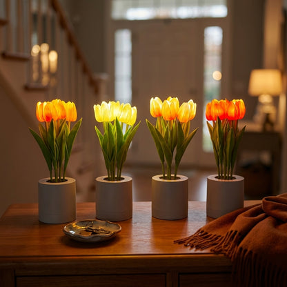 Glowing Tulip Bouquet Lamp