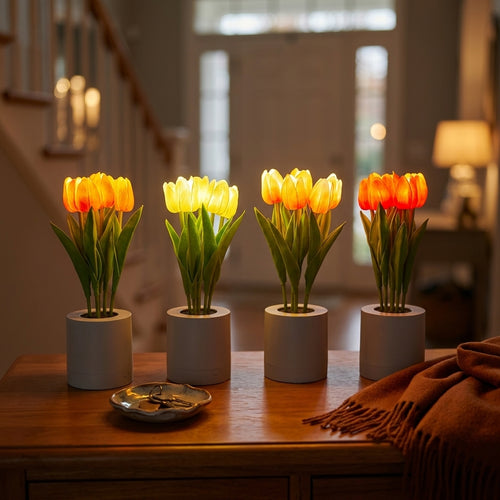 Glowing Tulip Bouquet Lamp
