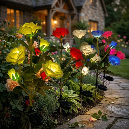 Radiant Rose Solar Lights