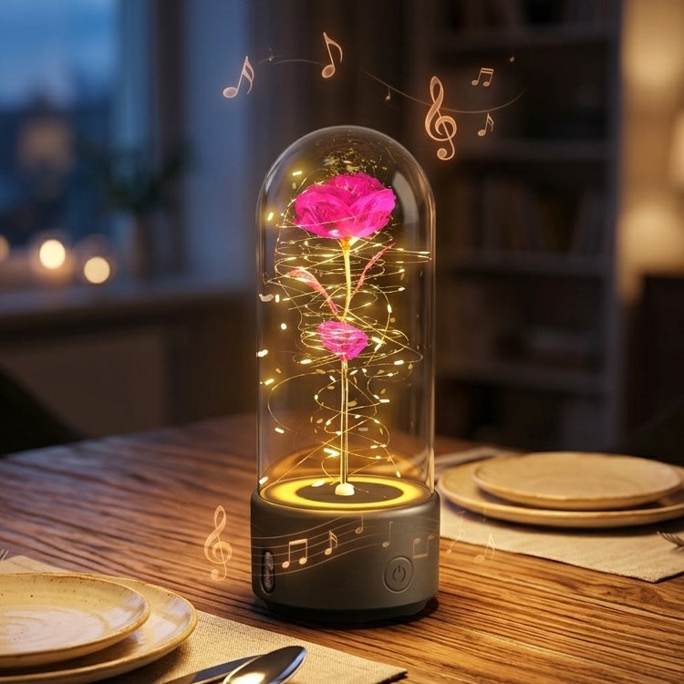 Enchanted Rose Music Lamp