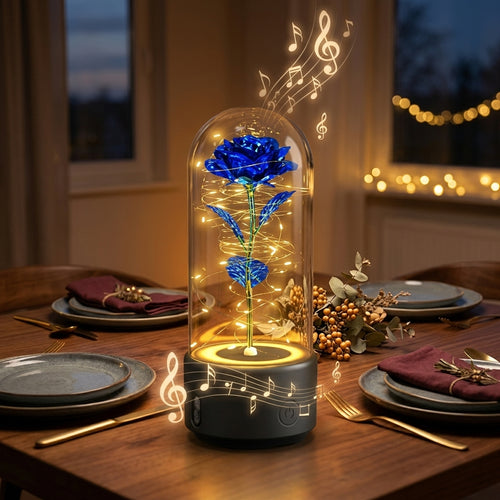 Enchanted Rose Music Lamp