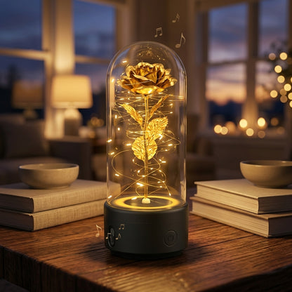 Enchanted Rose Music Lamp