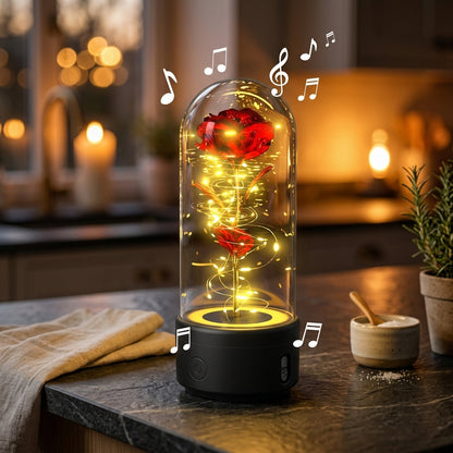 Enchanted Rose Music Lamp