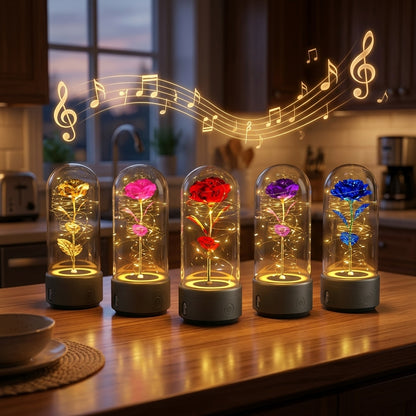 Enchanted Rose Music Lamp