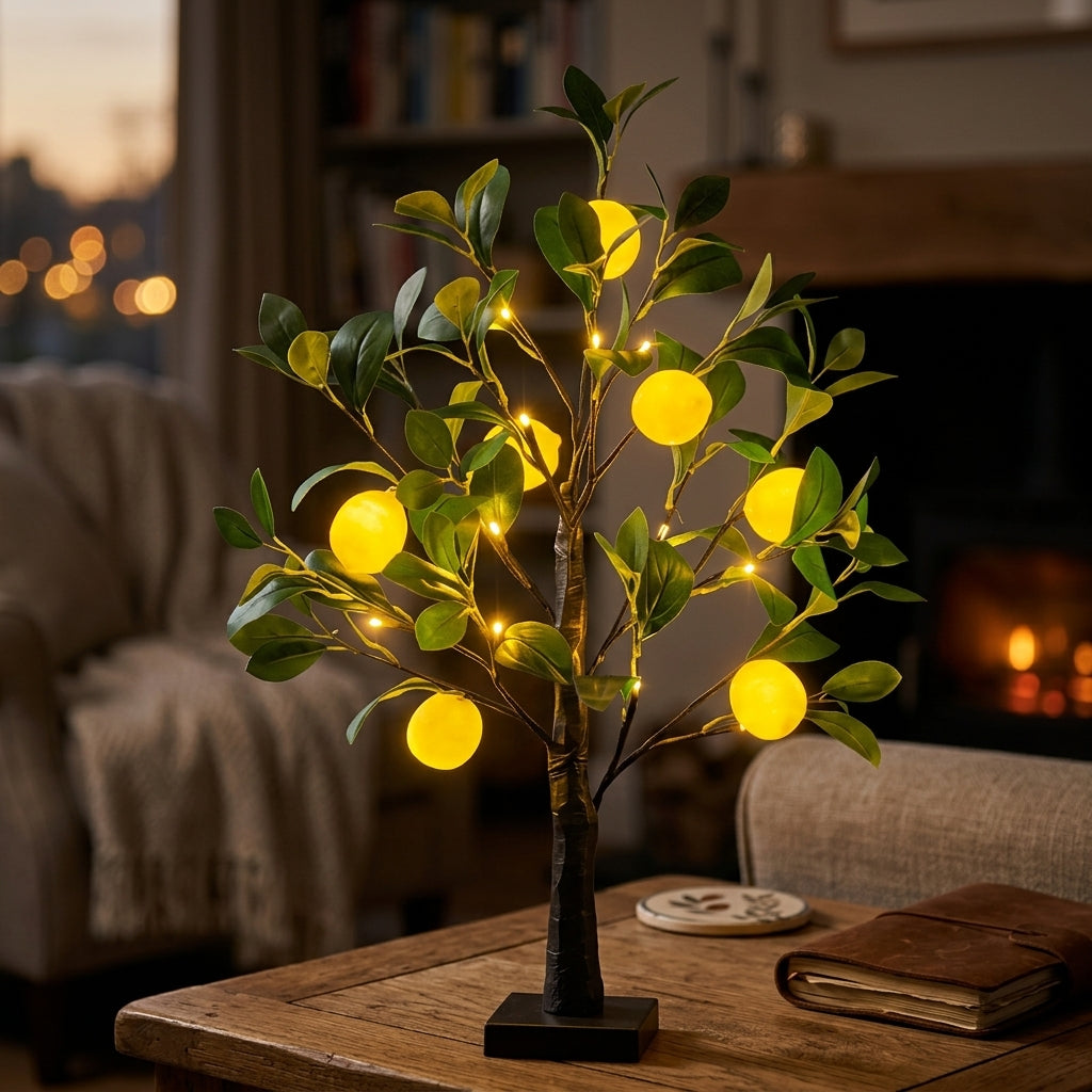 Luminous Lemon Tree Lamp