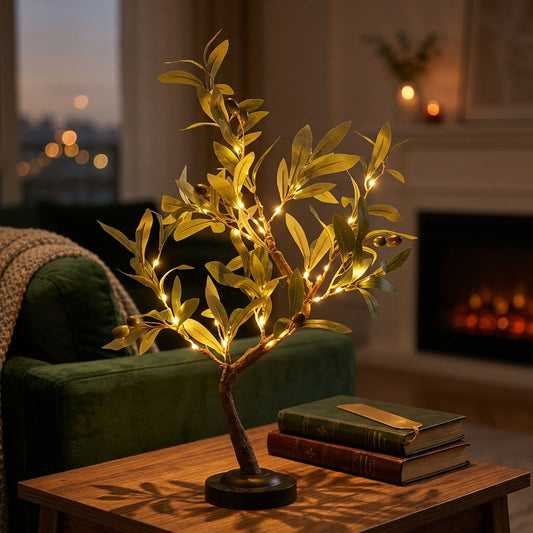 Evergreen Olive Tree Lamp