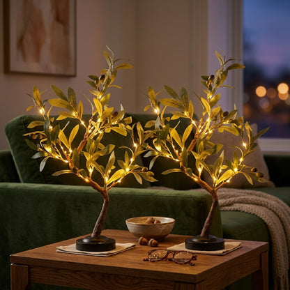 Evergreen Olive Tree Lamp
