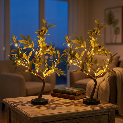 Evergreen Olive Tree Lamp