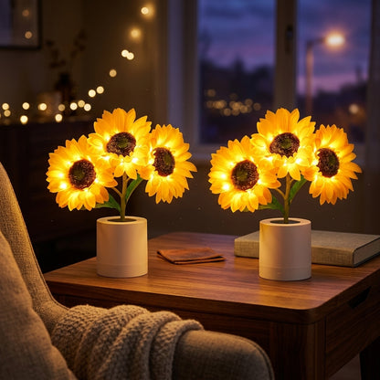 Radiant Sunflower Lamp