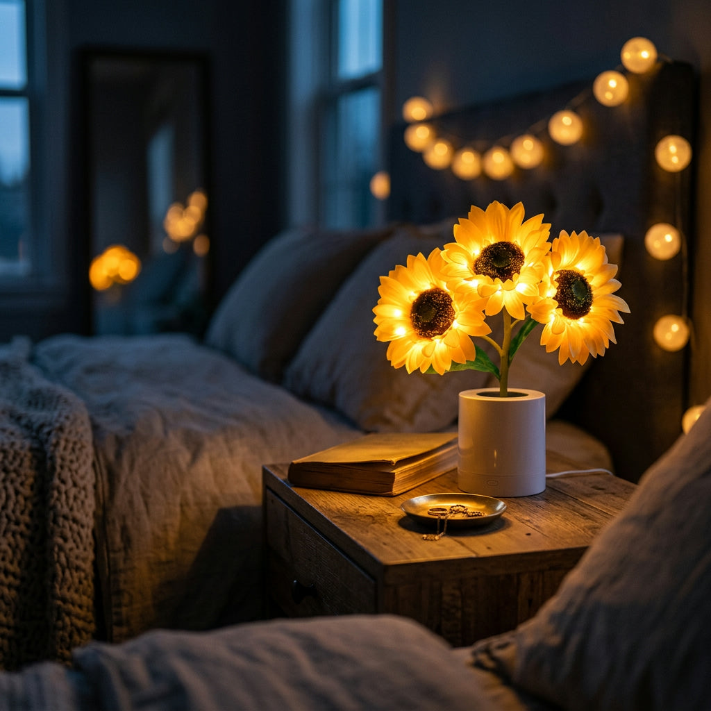 Radiant Sunflower Lamp