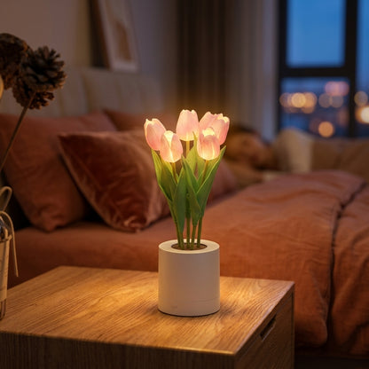 Glowing Tulip Bouquet Lamp