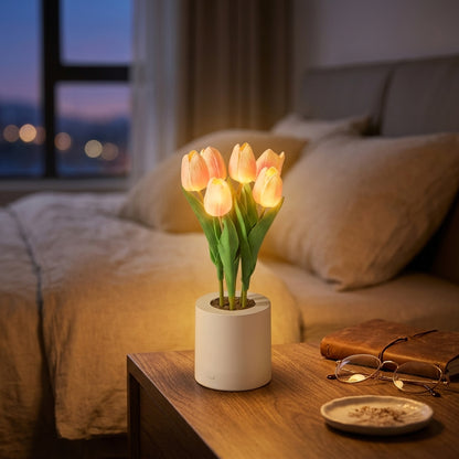 Glowing Tulip Bouquet Lamp