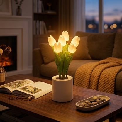Glowing Tulip Bouquet Lamp