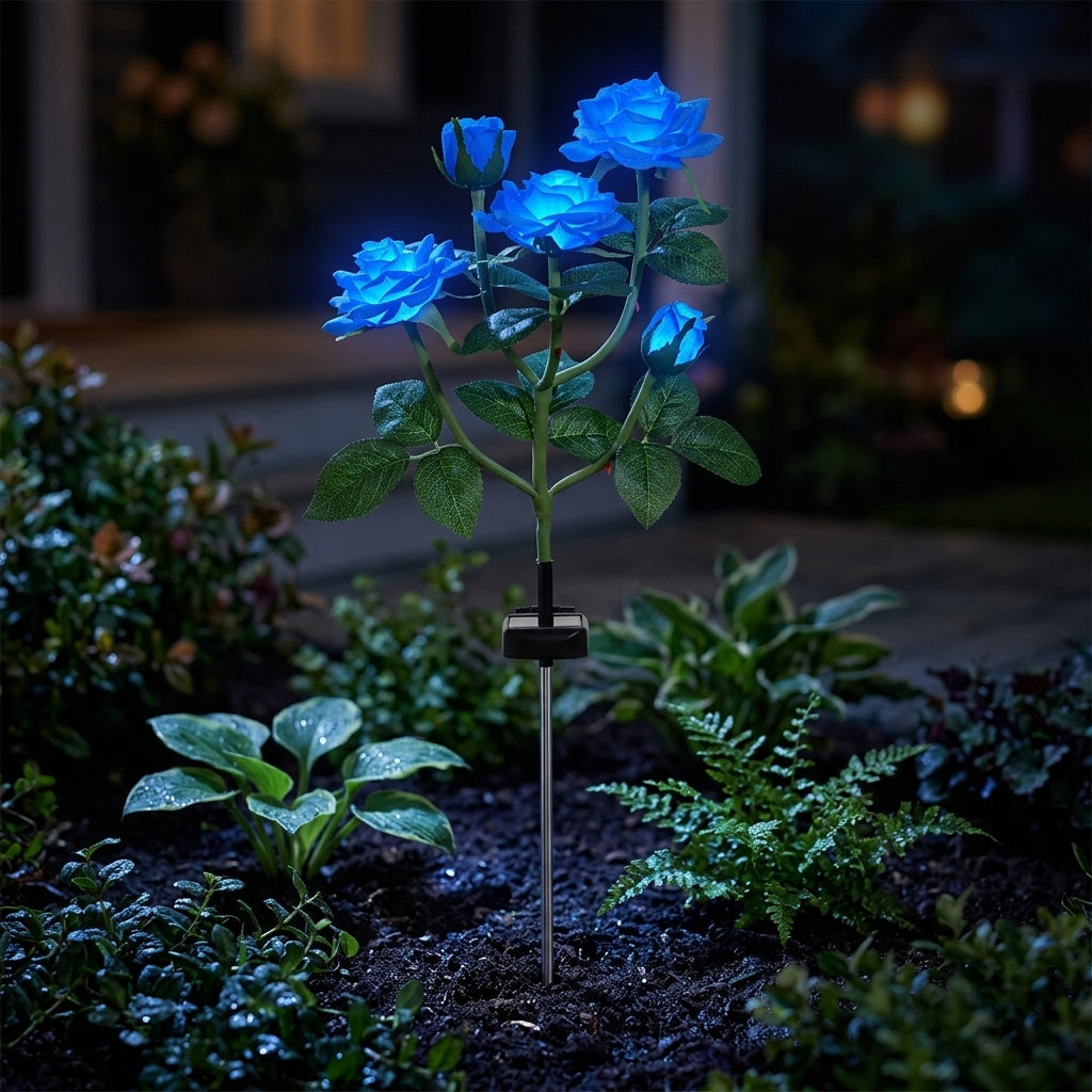 Radiant Rose Solar Lights